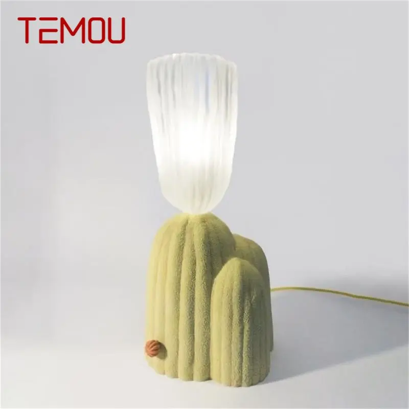 

TEMOU Nordic Vintage Table Lamp Contemporary Creative LED Desk Lighting for Home Decor Bedside Living Room