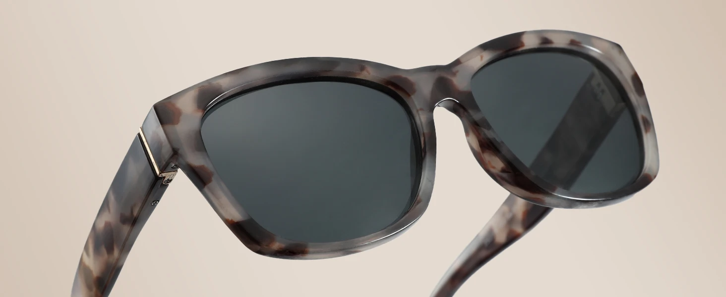 BLUEMOKY Damen-Mode-Sonnenbrille, polarisiert, übergroß, Katzenauge, UV-Schutz, Retro-Klassiker-Design für Strandurlaub – Detail 6