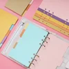 5 pcs/set Binder Index Dividers A5/ Personal size Notebook Inner Pages Separator Diary Planner Paper Category Pages Stationery 1