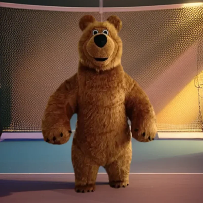 2.6M inflatable clothing Martha and bear brown bears polar bears gorillas rabbits animal models commercial play funny doll inflatable dinosaur costume