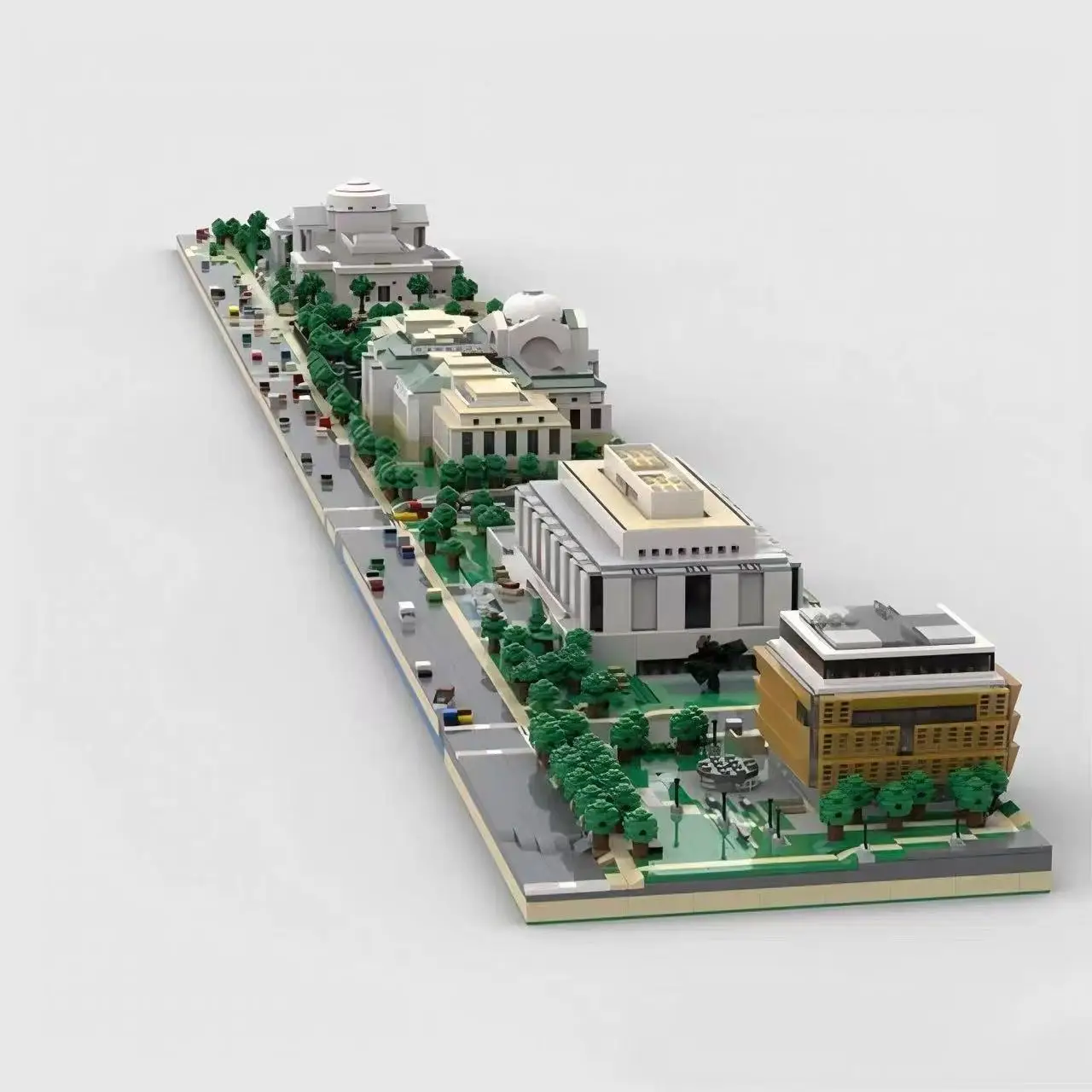 Edifice Block MOC National Mall Phase 1 Building Blocks Set Architecture Town Square ...