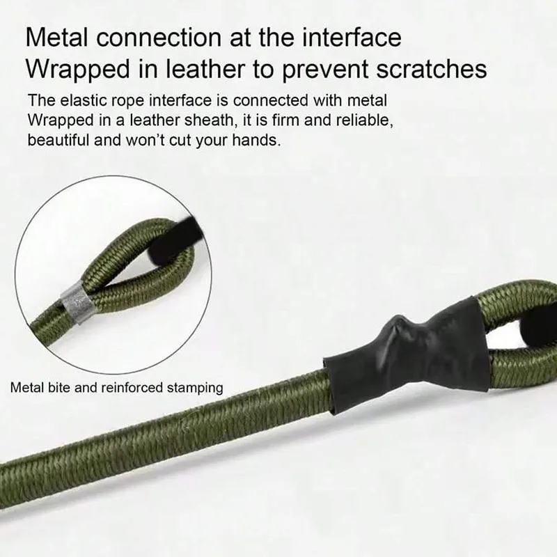 Outdoor Tents Elastic Ropes Heavy-duty Bungee Jumping Ropes Car Suitcases Packaging Straps Camping Tools