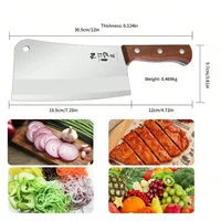 Household kitchen knife Stainless steel cleaver Sharp cutting vegetables cutting meat small bone kitchen accessories 6