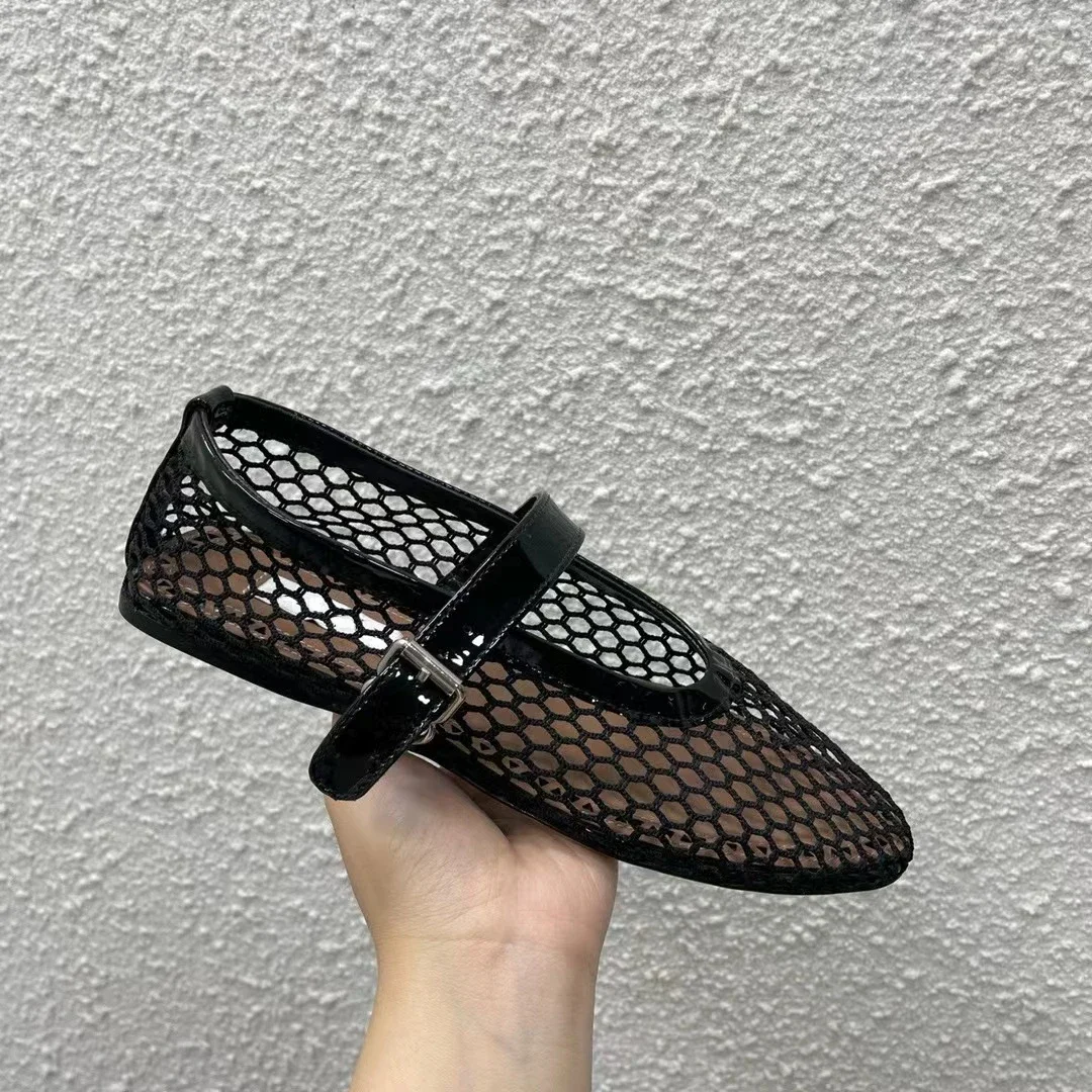 Women Flats Rhinestones Real Leather ballet flats loafers ladies dress shoes women shoes women flats