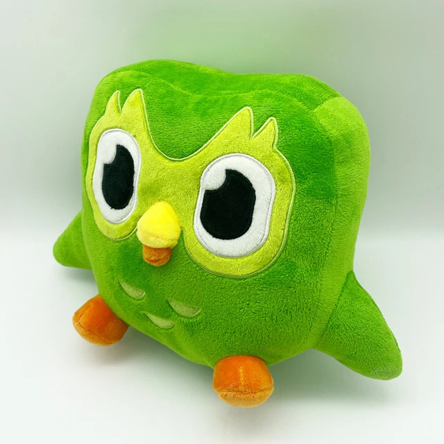 Duo The Owl Plush Toys Duolingo Stuffed Dolls Animals Owl Plushie Figure  Sofa Decoration Peluche Pillow Kids Christmas Gift
