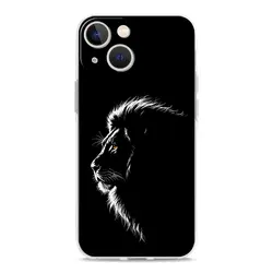 Clear Soft Lion King Animal Phone Case Cover - iPhone 13 Pro Max (B7)