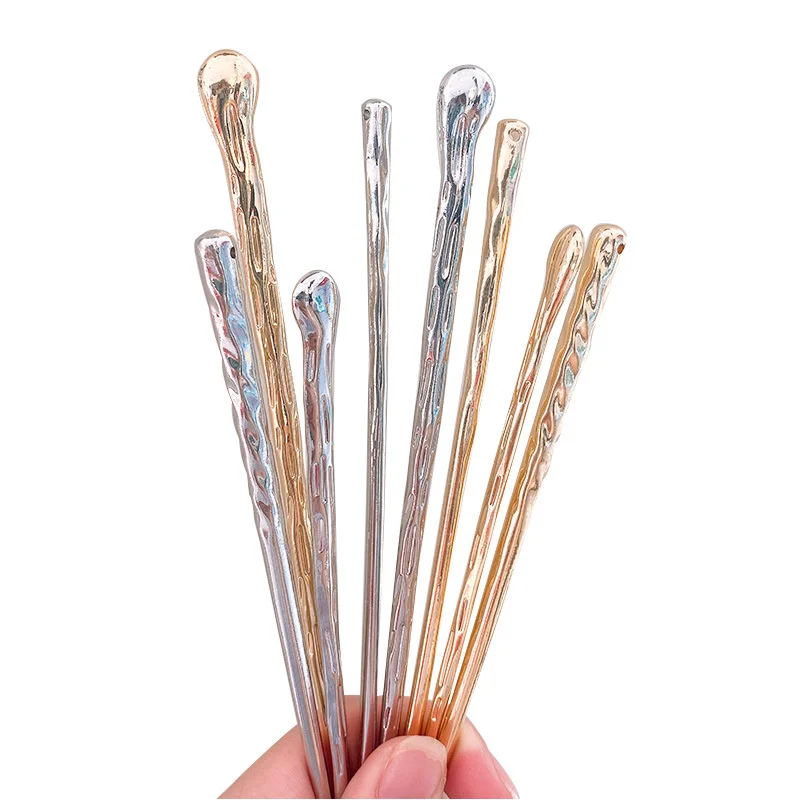 Fashion Metal Hairstick Good Quality Vintage Bodkin Dish Up Bun Hairpin Headwear Accessories