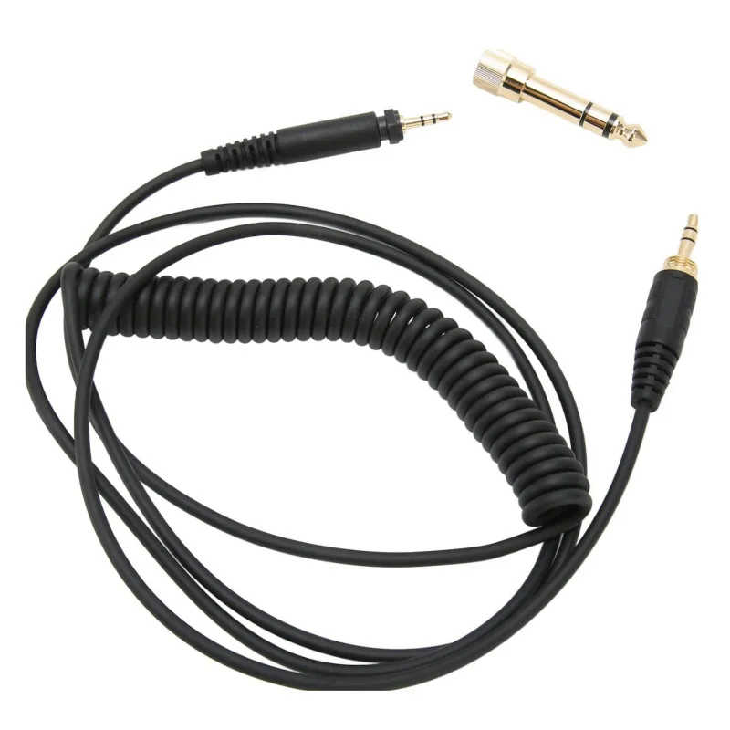 2.5 to 3.5mm aux Cable with 6.35mm Adapter Cord Replacement for Shure SRH440 SRH840 SRH940 Headphone Audio Cable