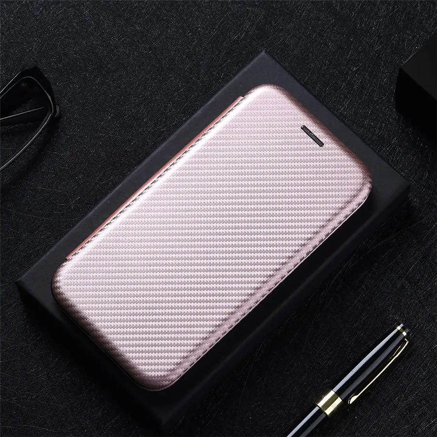Leather Flip Case with Magnetic Closure - Elegant Book-Style Cover