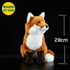 Realistic Red Fox High Fidelity Fox Plushie Vulpe Plush Toys Lifelike Animals Simulation Stuffed Doll Kawai Toy Gifts For Kids 3