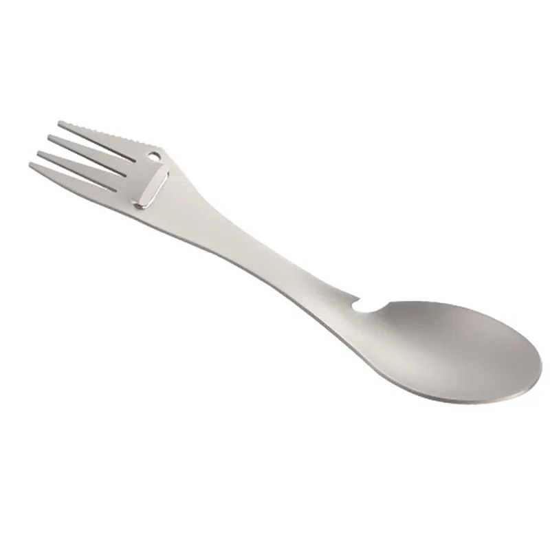 

Lightweight Titanium Tableware, Outdoor Hiking Fork, Spoon, Peeler, Portable Tourism Cutlery, Camping Supplies