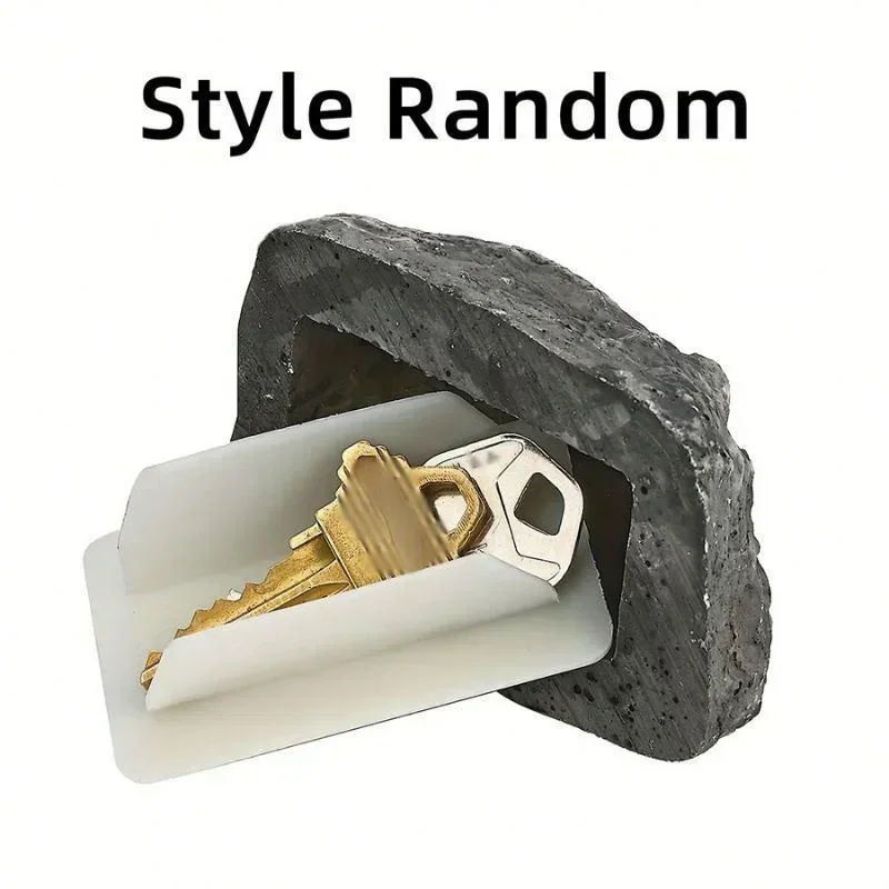 Creative Shape Crafts Fake Stone Key Safe Box Garden Hidden Hide in Stone Security Safe Storage Rock Mini Safes Box Mni Locker
