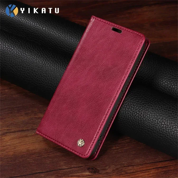 Magnetic Leather Wallet Book Cover Coque