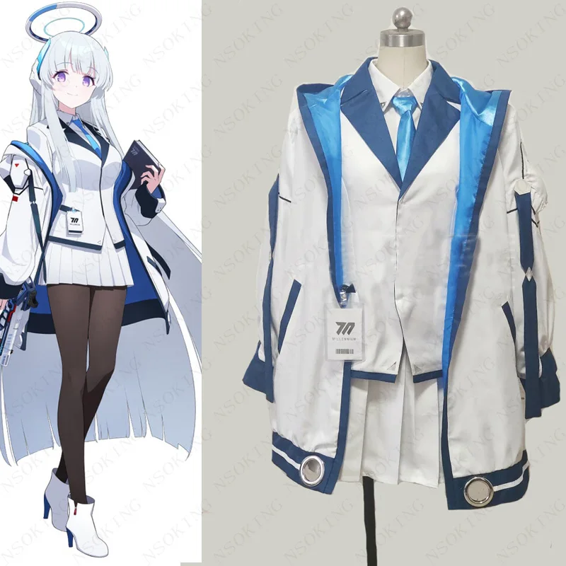 Gioco Blue Archive Ushio Noa Costume Cosplay Taglia Personalizzata