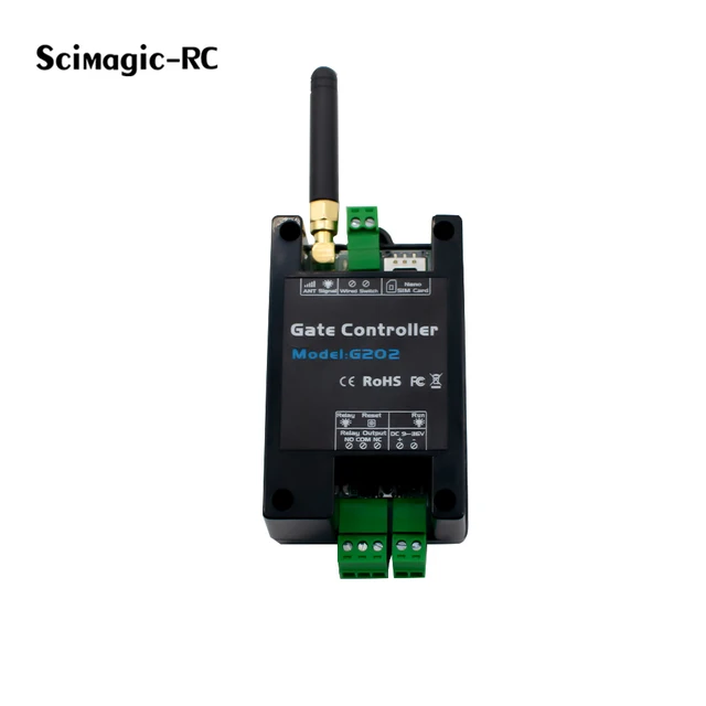 Gate Controller GSM Gate Opener G202 SMS Remote Control Single Relay Switch For Sliding Swing Garage Door 2022 New 2