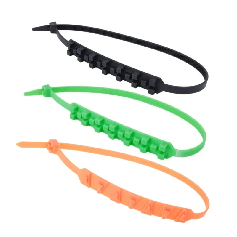 10Pcs Anti Snow Chains Emergency Tyre Wheel Cable Adjustable Anti-Slip Snow Tire Chains for Car SUV Anti Skid Cable Tie D7YA