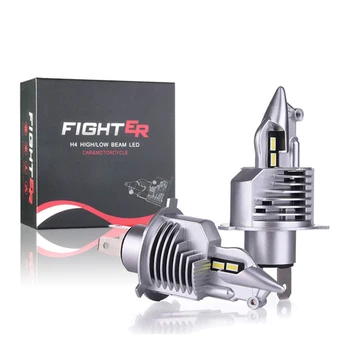 LED 자동차 램프용 고품질 LED 헤드라이트, 다이오드 하이 빔 딥 빔, 자동 등급 칩용 전구, H4, 9003, HB2, 12V, 24V, 80W, 16000LM