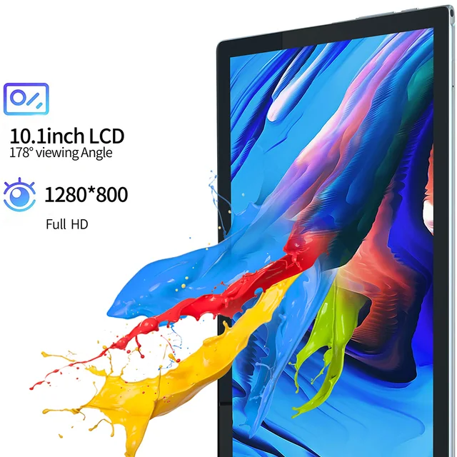 Новые 10,1-дюймовые планшеты Android Google Play Octa Core 8 ГБ ОЗУ 128 ГБ ПЗУ Dual SIM 4G LTE Телефонный звонок Bluetooth WiFi GPS Планшетный ПК 2