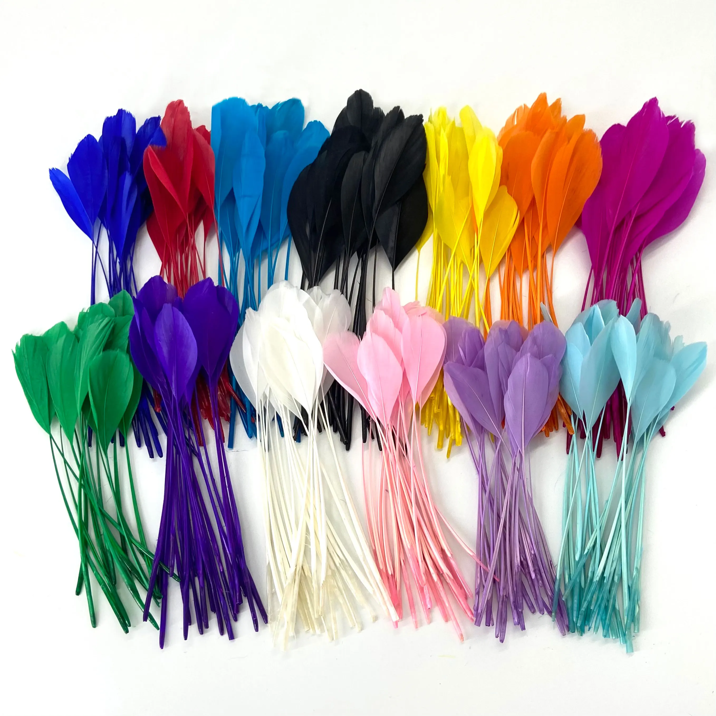 Full and Fluffy Marabou Feather Boa Modern Pastel Colors Variety Pack 2  Yard Lengths - 5pcs 