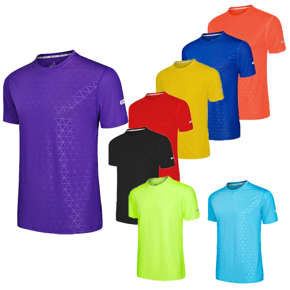 

Gym Shirts Men Trainning Run Football Jerseys Workout Causal 3D Print Quick Drying Tee Compression Summer New Fashion T Shirts