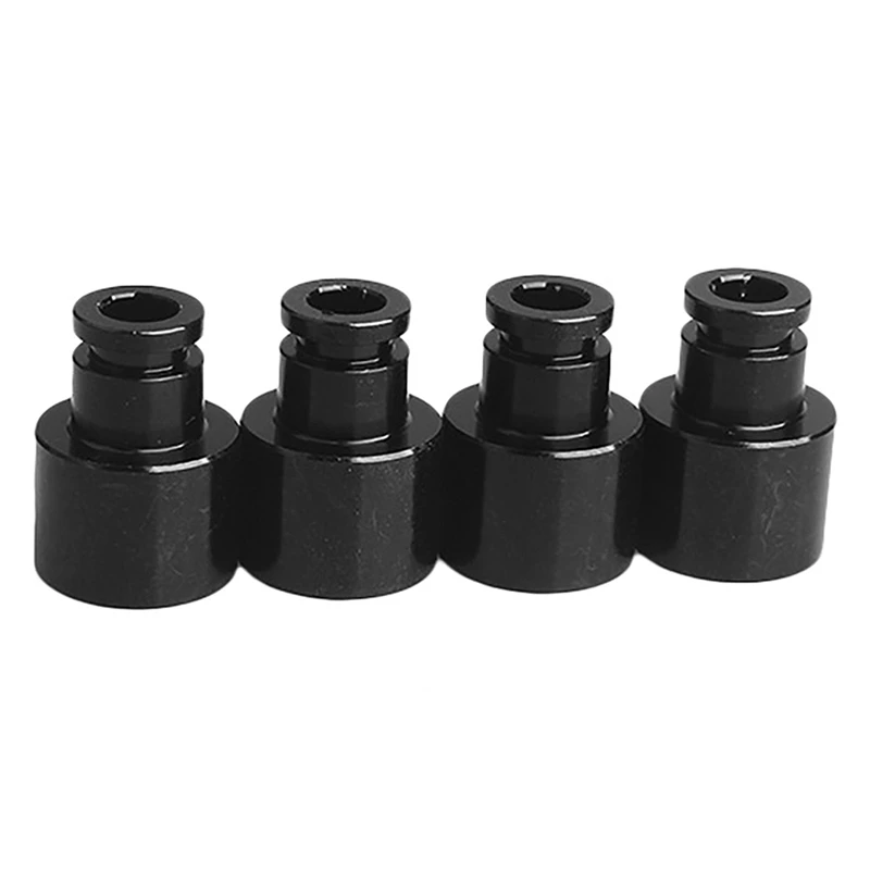 

12X Fuel Injector Adapters Hat Fuel Nozzle Spacers Extenders Car Top Cap Accessories For B16 B18 D16Z D16Y