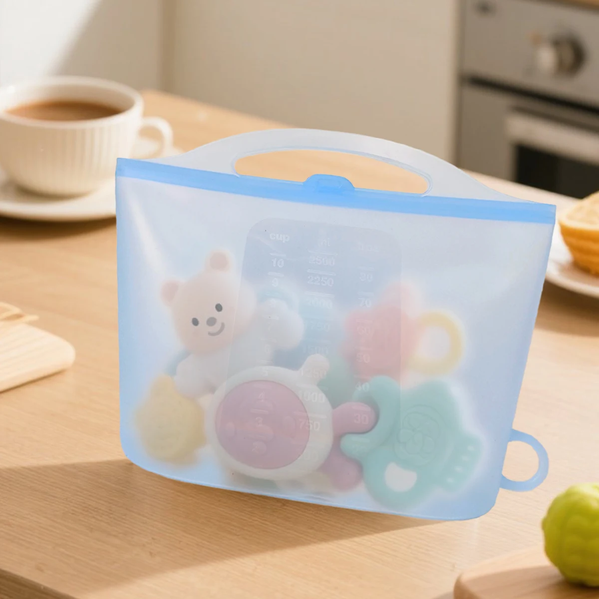 Large Capacity Reusable Silicone Storage Bag – Foldable & High Temperature Resistant