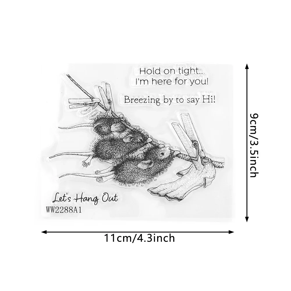 Stampendous Clear Stamps For DIY Craft Making Card Photo Album Scrapbooking Decoration Transparent Stamps