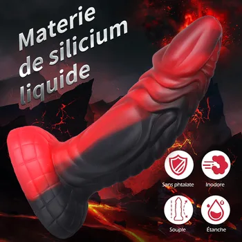 New Monster Dildo Vaginal Anal Plug Butt Plug Sexy Toys For Women /Men Buttplug Masturbators Dildos Adult18 Sex Toys Fake Penis 3