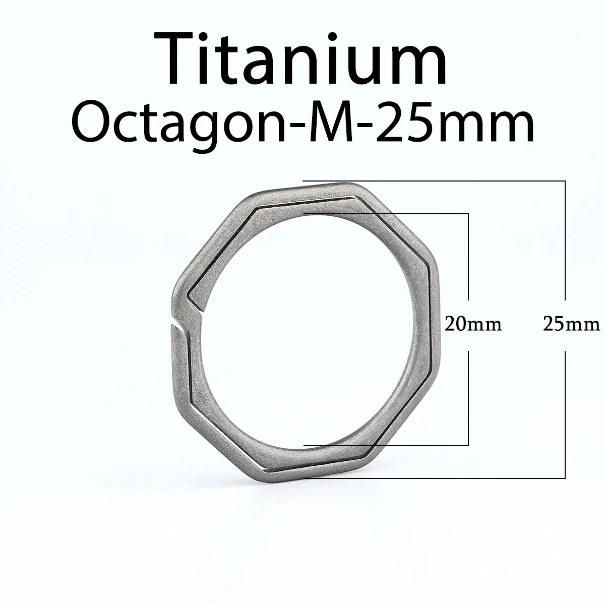 Titanium Super Lightweight Keychain - Sleek and Durable EDC Tool for Car Keys and Accessories