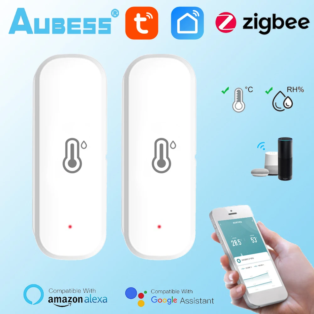 Умный датчик температуры и влажности Tuya ZigBee