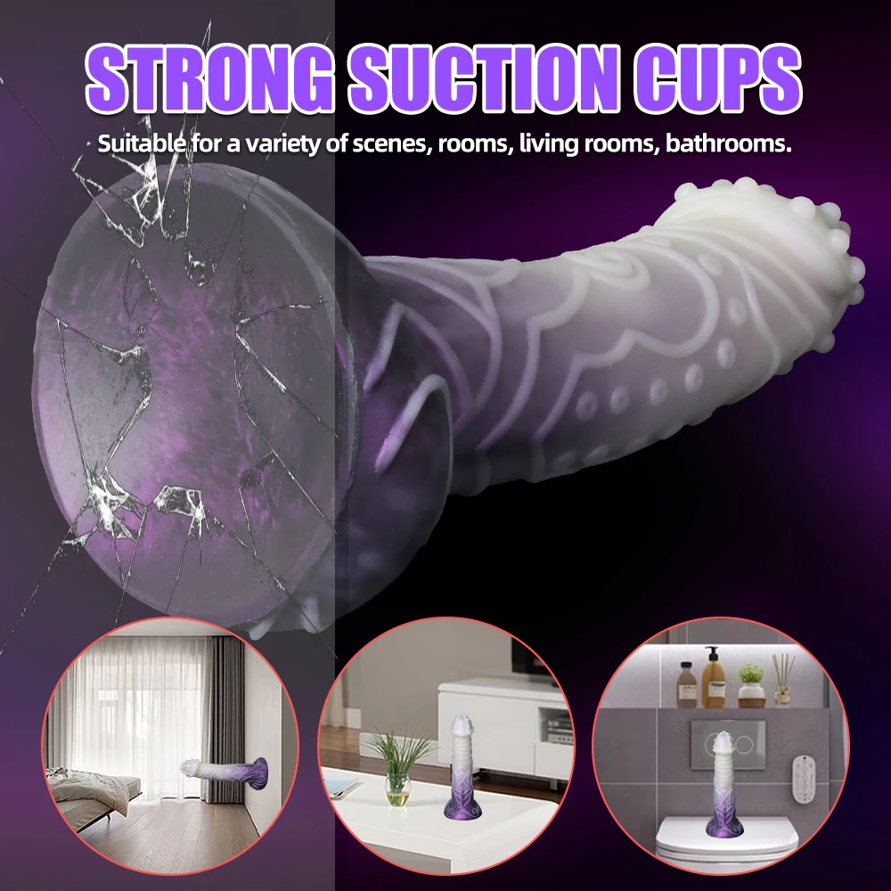 Monster shaped knot dildo big suction cup fantasy alien anal insertion Dildo female couple sex toy adult supplies supplier anal plug dilator