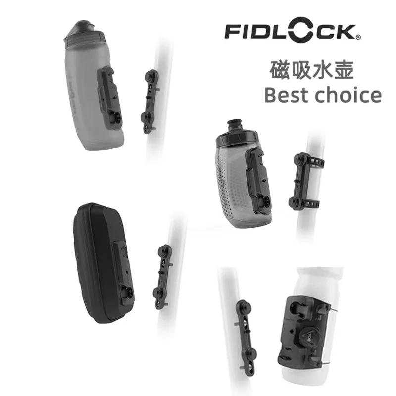 Fidlock Twist Magnets Bottle Bicycle Cageless Bottle Engineered 450/590/800ml Attached Bottle Cage Magnetic Mounting Bases