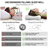Super Ergonomic Pillow Orthopedic All Sleeping Positions Cervical Contour Pillow Neck Pillow For Neck And Shoulder Pain Relief 2
