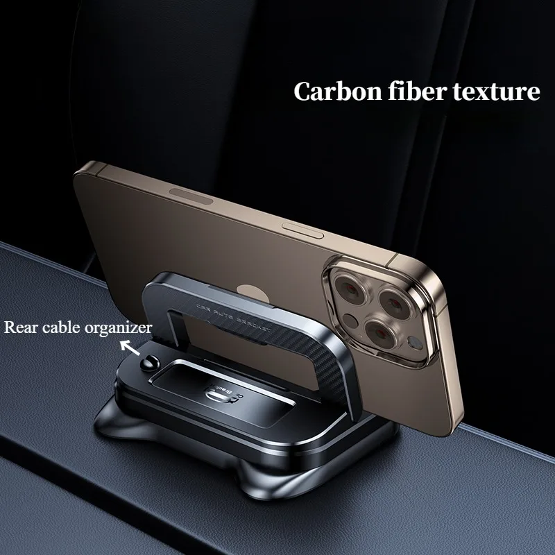 Universal Car Phone Holder Rotatable Anti-Slip Dashboard Mount for Mobile Navigation Support New Design Car Accessories
