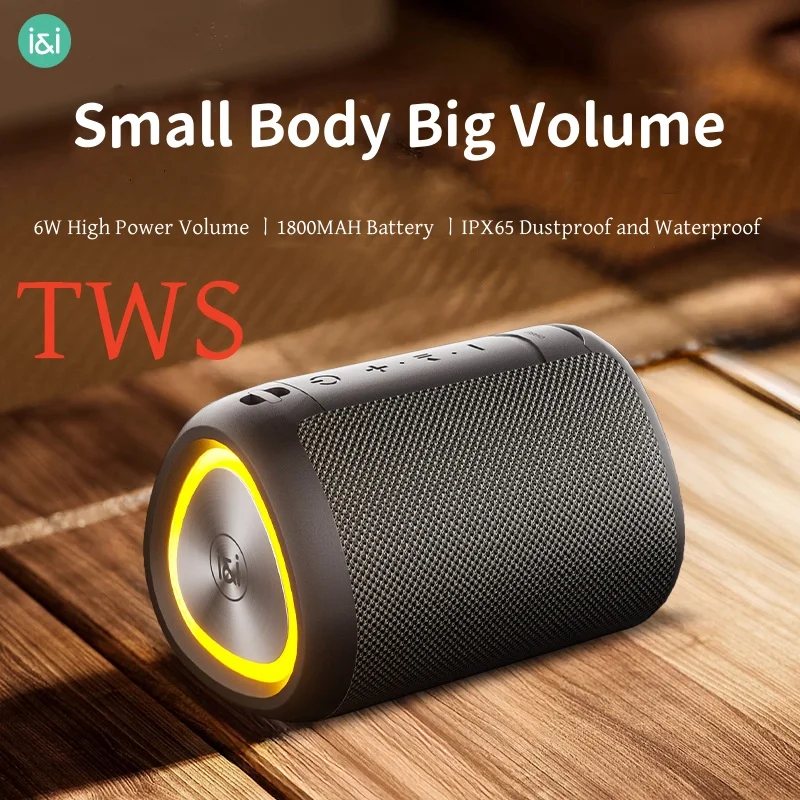 

SOAIY Bluetooth Speaker Waterproof Dustproof Wireless Stereo Surround Subwoofer Soundbox TWS Support LED Display TF Card USB AUX