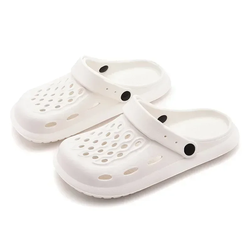 Solid Color Lightweight Comfortable Soft Slippers Classic Breathable Casual Simple Sandals Indoor Outdoor Beach Hollow 5