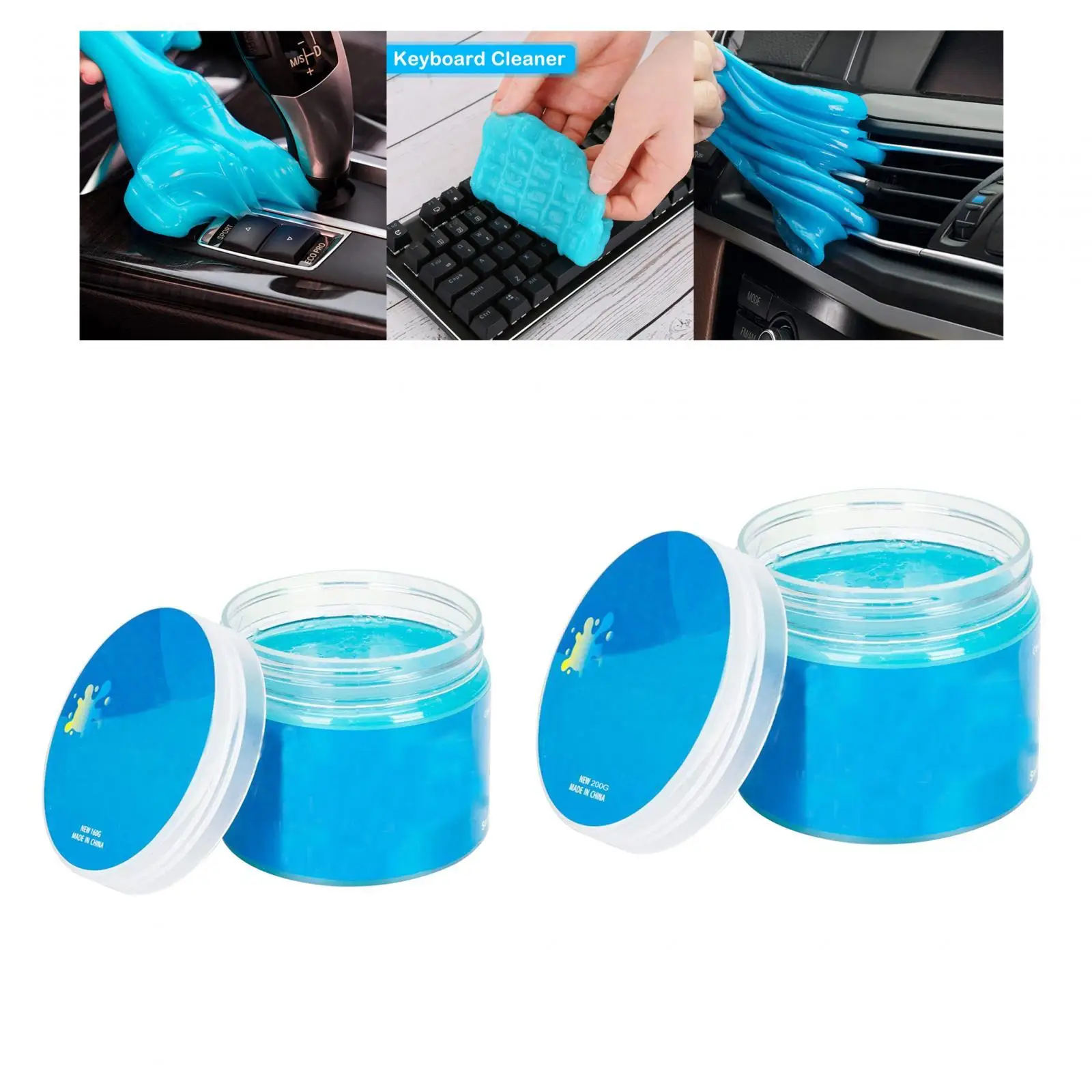 

Car Cleaning Gel for Car Board Crevice Computer Keyboards Speakers