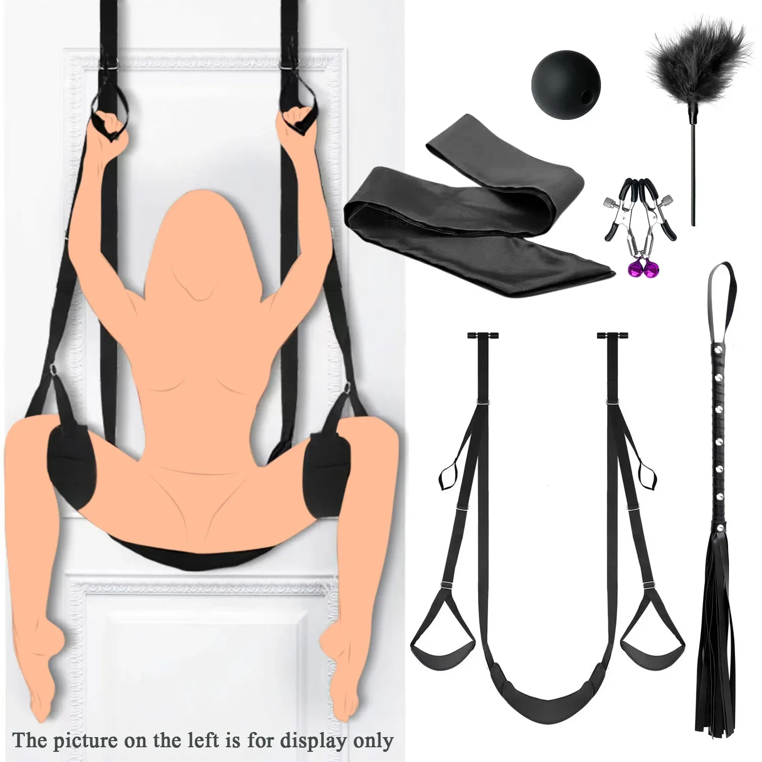 Door Hanging Sex Swing BDSM Bondage Handcuffs Spreader Leg Open Sex Toys For Women Men Couples Adult Games Erotic Products
