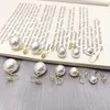2pcs Pearl Ear Clip Earrings Fashion Without Ear Hole Earings Simple Ear Cuff Fake Piercing Fashion Jewelry Earings for Women 5