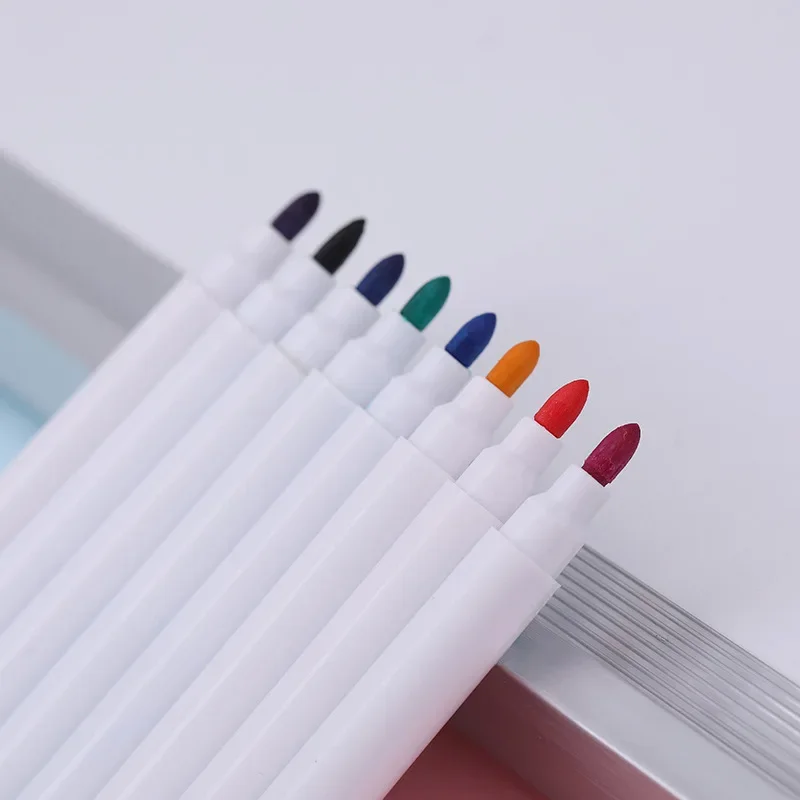 8 pz/lotto colorato scuola aula penna per lavagna pennarelli per lavagna bianca secca studenti penne da disegno cancellabili per bambini - immagine 3