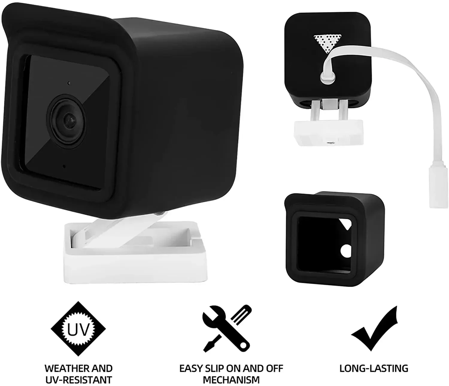 Cover for WYZE Cam V3, Protective Silicone Casing for WYZE Cam V3