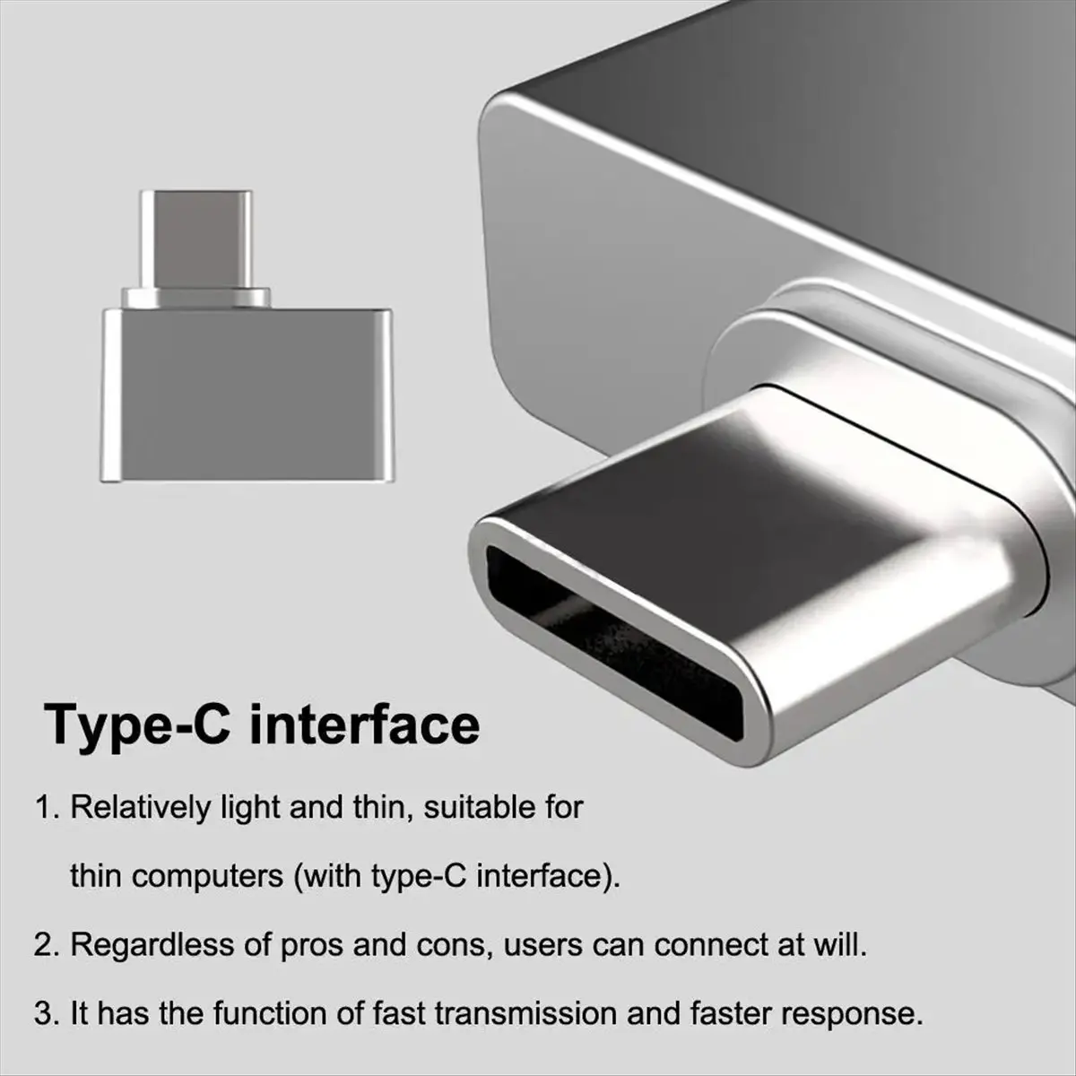 A49T 미니 USB 지문 인식기 (7/10/11 타입-C 생체 인식 스캐너) 노트북 PC 지문 잠금 해제 모듈
