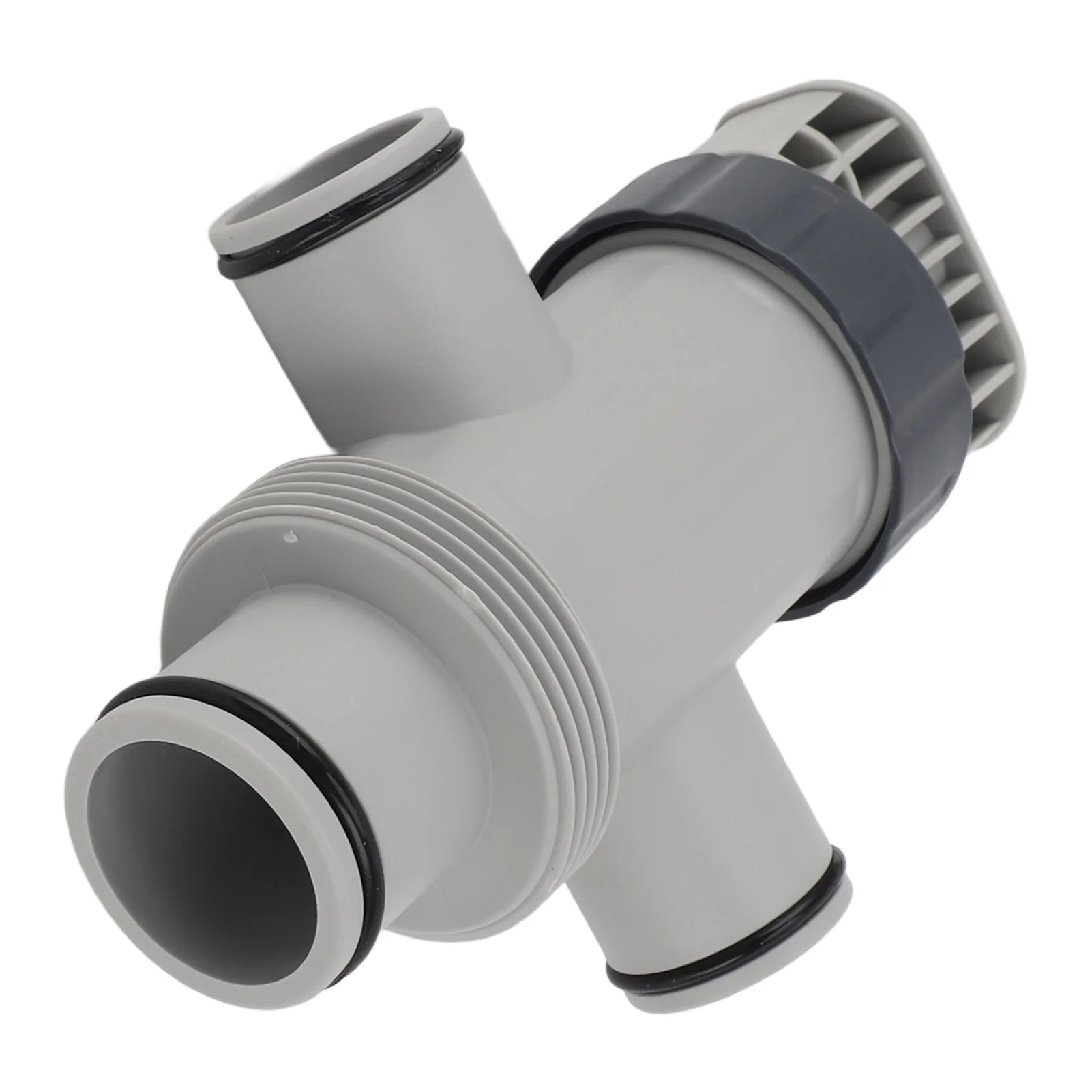 Valvola Di Intercettazione Per Piscina, Valvola Di Intercettazione Da 32 Mm Rubinetto Per Piscina Da 32 Mm Con 6 Fascette Stringitubo Parti Per Piscina Con Valvola A Pistone Accessori Per La 87288682