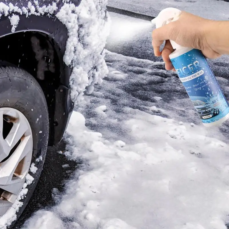 Windshield Deicer Spray 250ml Winter Windshield Deicer Spray Removal Defrosting Liquid Ice Melt