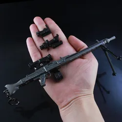 Zinc Alloy Military Figure Accessory with Detachable Features - Miniature Keychain Collection Gift (Model 1)