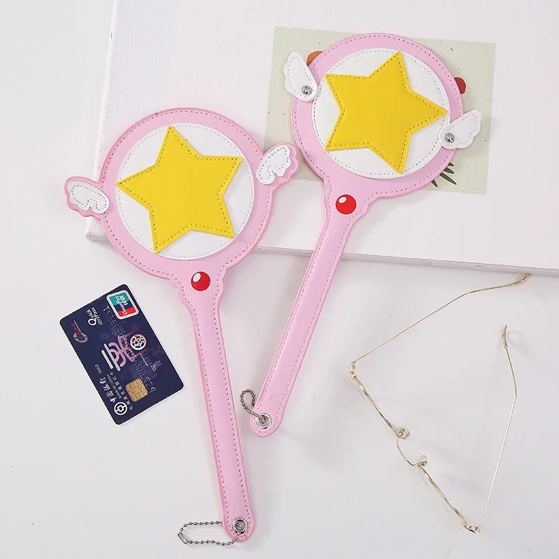 Sailor Moon Card Captor Sakura Card Holder Girl Cartoon Magic Wand Bank Id Holders Bus Subway Card Cover Regalo Pendente Protettivo