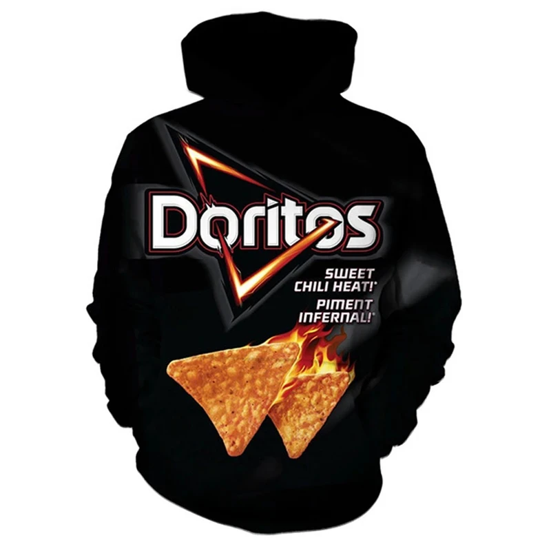 thumbnail image 5 of Sudadera con capucha con estampado 3D de patatas fritas para hombre, nueva sudadera para correr al aire libre, sudadera deportiva, sudadera informal de moda para hombre, 5 of 5