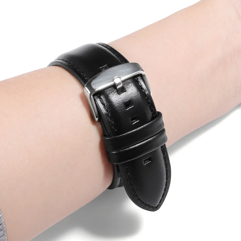 Vintage Genuine Leather Quick Release Watchband Strap - Cowhide