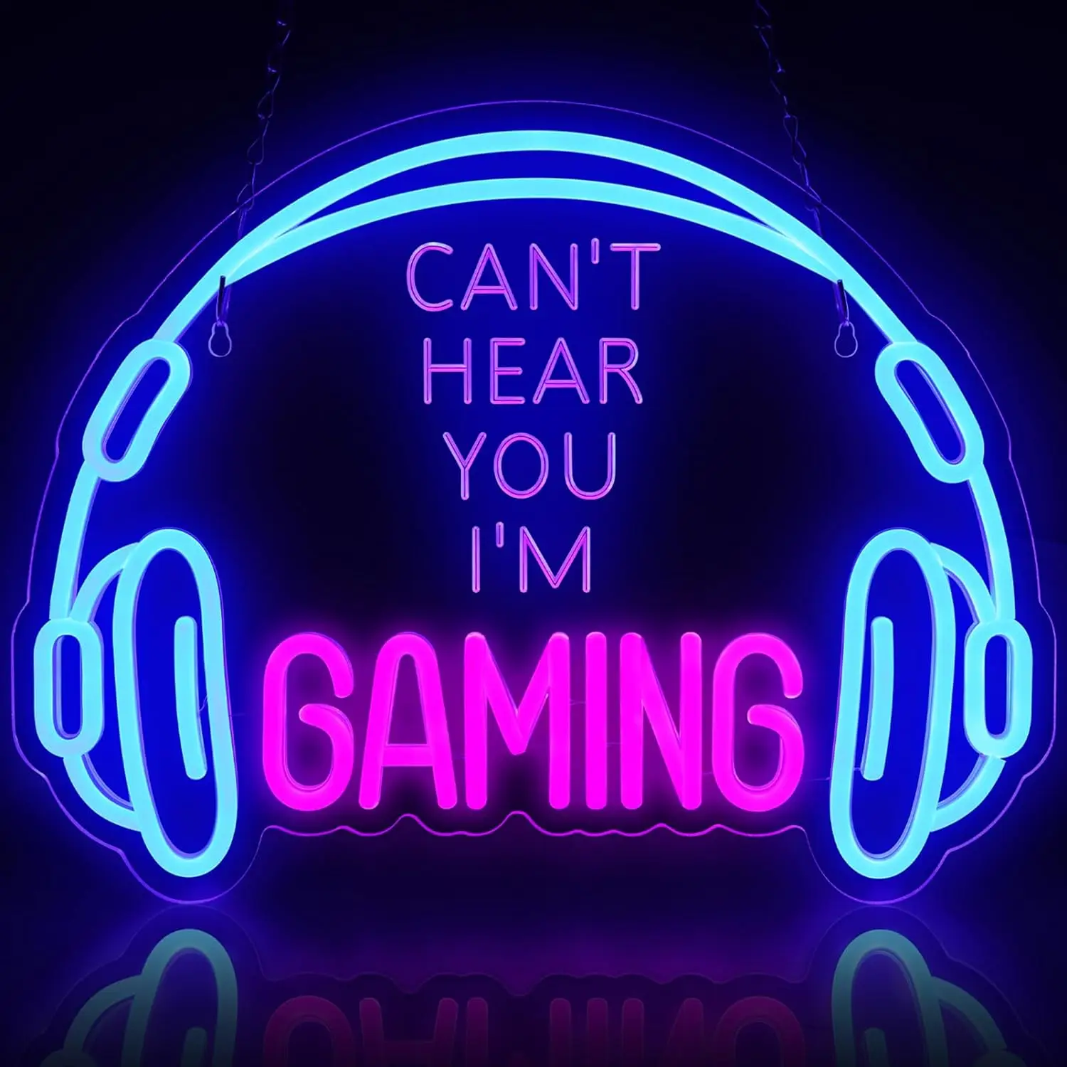 Gaming Neon Sign Bright LED Headset Gamer Neon Light Headphone Game Signs For Game Zone Video Room Boy Bedroom Wall Decor