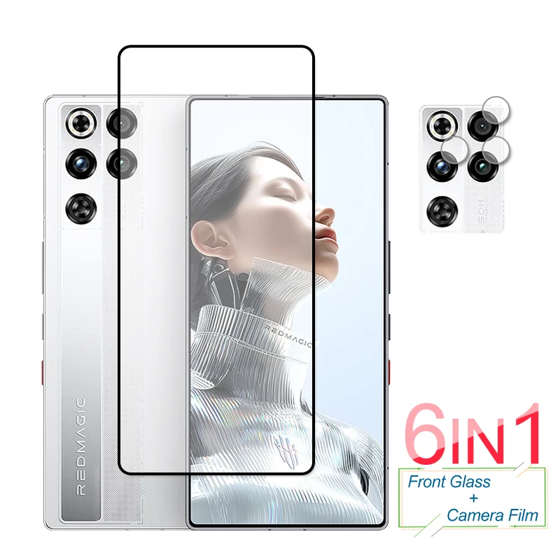 Premium Full Cover Tempered Glass Screen and Camera Protector